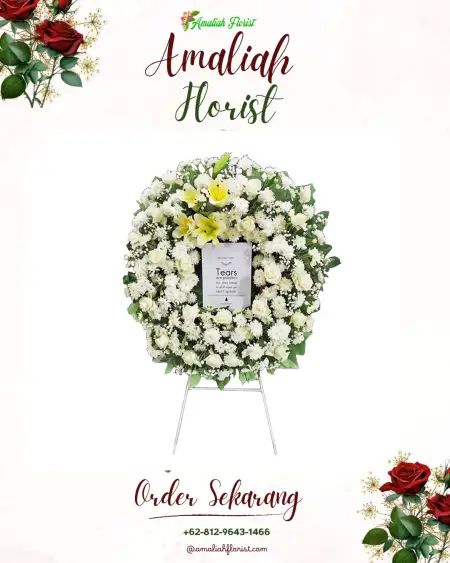 Krans Bunga Duka Sukokerto